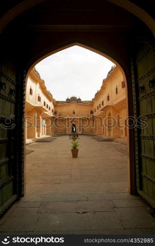 Interiors of a fort, Nahargarh Fort, Jaipur, Rajasthan, India
