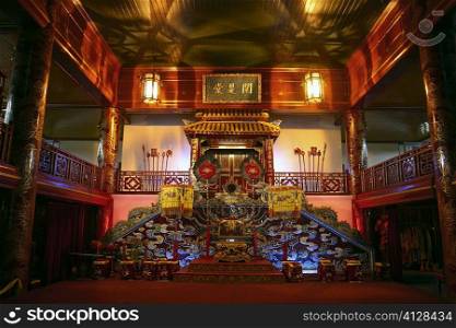 Interiors of a temple, Ho Chi Minh City, Vietnam
