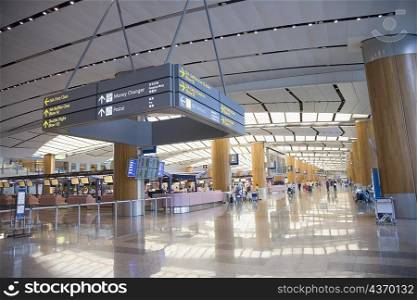 Interiors of an airport