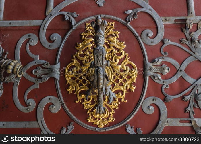 Interiors of Church of St. James the Greater in Old Town in Prague