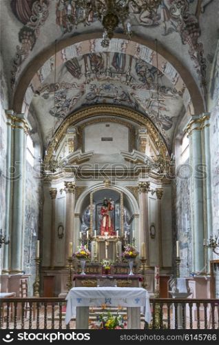 Interiors of the church, Sanctuary of Atotonilco, San Miguel de Allende, Guanajuato, Mexico