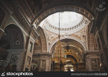 Internal furniture of church in the city of Arzamas, Russia.. Church interior in the city of Arzamas 2315.. Church interior in the city of Arzamas 2315.