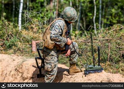 International Military Training  Saber Strike 2017 , Adazi, Latvia, from 3 to 15 June 2017. US Army Europe-led annual International military exercise Saber Strike Field Training Exercise in Latvia.