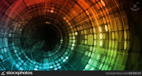 Internet Abstract Background as a Digital Concept. Internet Abstract