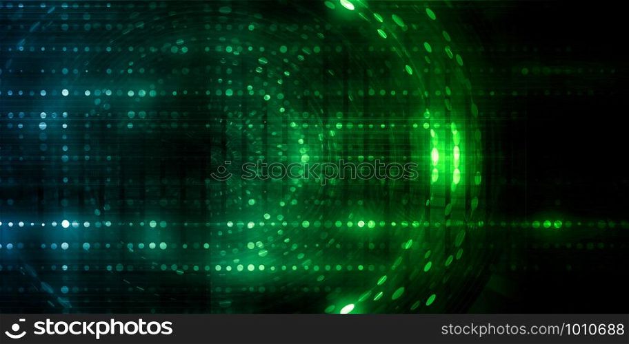 Internet Background With Code And Technology World. Internet Background