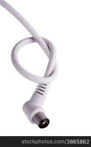 internet coax cable with knot