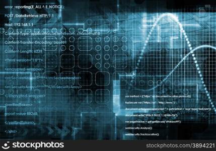 Internet Concept Background with Digital Concept Abstract