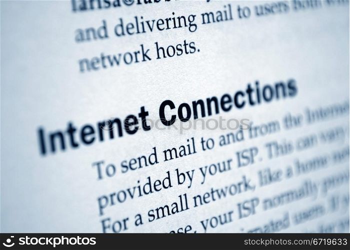 Internet connections