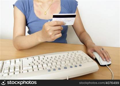 Internet/online purchase, can be used for e-commerce concept