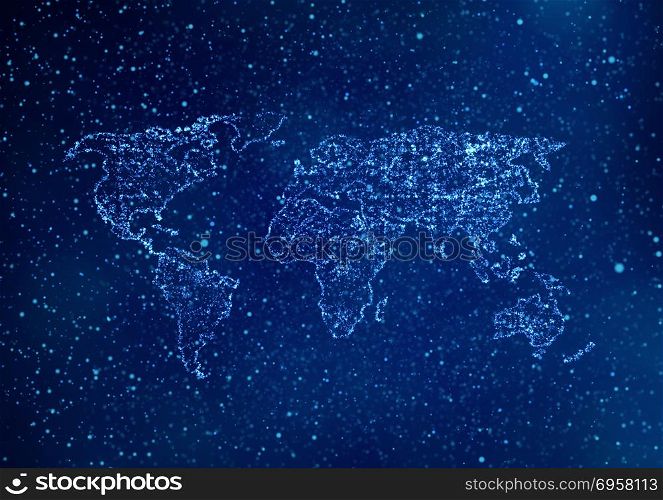 Internet technology background of world map, 3d render illustrat. Internet technology background of world map, 3d render illustration. Internet technology background of world map, 3d render illustration