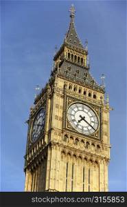 Intricate Clock Face Of Big Ben, London, England