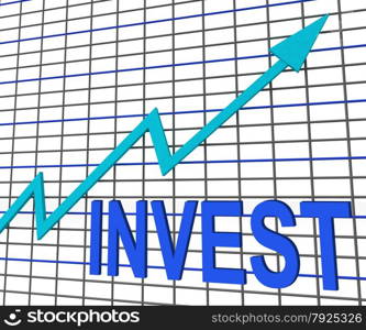 Invest Chart Graph Showing Increase Investment
