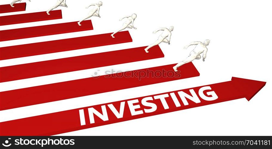 Investing Information and Presentation Concept for Business. Investing Information