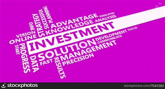 Investment Business Idea as an Abstract Concept. Investment Business Idea