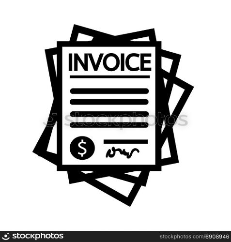Invoice bill icon