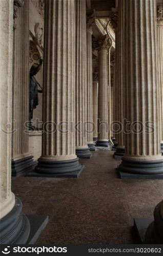 Ionic order columns