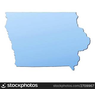Iowa(USA) map