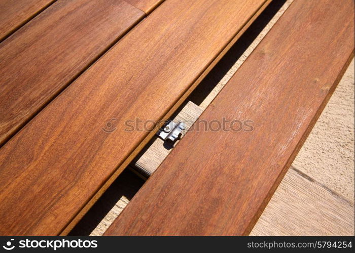 Ipe teak decking deck wood installation clips fasteners