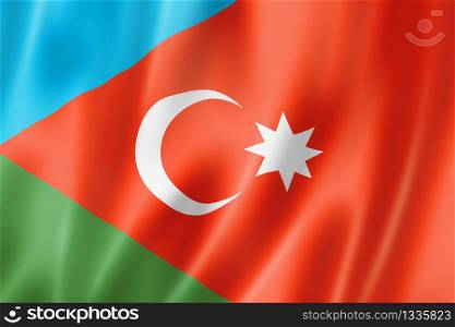 Iranian Azerbaijanis ethnic flag, Asia. 3D illustration. Iranian Azerbaijanis ethnic flag, Asia