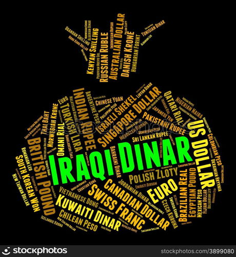 Iraqi Dinar Meaning Foreign Exchange And Text