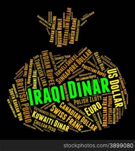 Iraqi Dinar Meaning Foreign Exchange And Text
