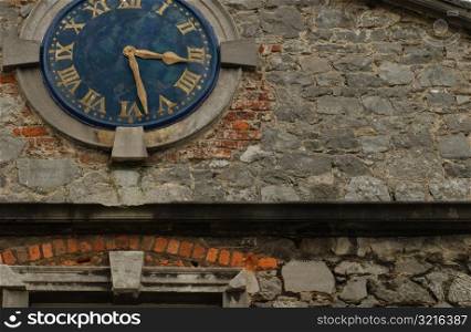 Ireland - Clock on wall in Kilkenny