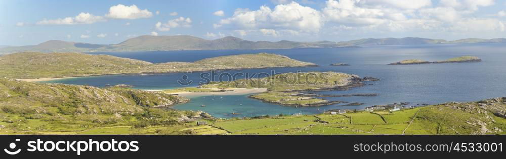 Ireland panorama summer time