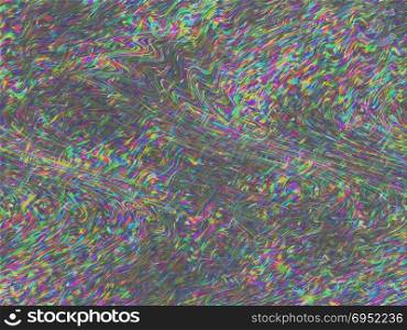 Iridescent holographic texture as abstract digital background.