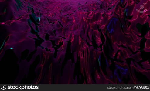 Iridescent landscape, computer generated. 3d rendering abstract background with gradient effect. Iridescent landscape, computer generated. 3d rendering abstract backdrop with gradient effect