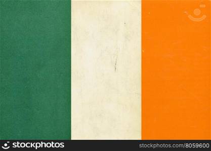 Irish Flag of Ireland. The Irish national flag of Ireland, Europe