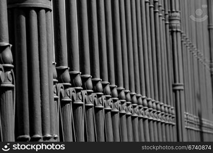 iron fence