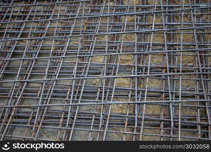 Iron reinforcement bars for construction. Iron bars reinforcement concrete bars for construction