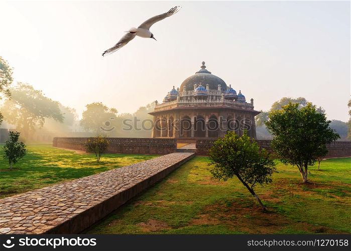 Isa Khan Mausoleum, the Humayun&rsquo;s Tomb complex in Delhi, India.. Isa Khan Mausoleum, the Humayun&rsquo;s Tomb complex in Delhi, India