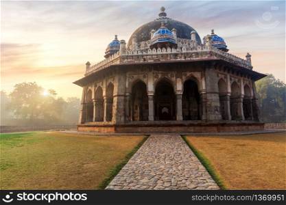 Isa Khan&rsquo;s Tomb, sight of India located in Hymayun&rsquo;s Tomb in New Delhi.. Isa Khan&rsquo;s Tomb, sight of India located in Hymayun&rsquo;s Tomb in New Delhi