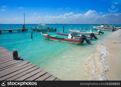 Isla Mujeres island Caribbean beach of Riviera Maya in Mexico