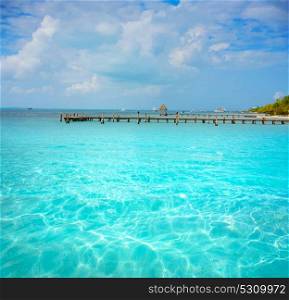 Isla Mujeres island Caribbean beach of Riviera Maya in Mexico