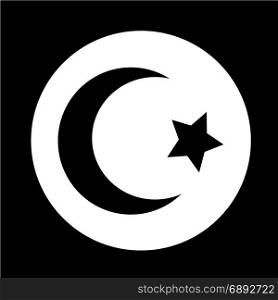 Islam Star crescent icon