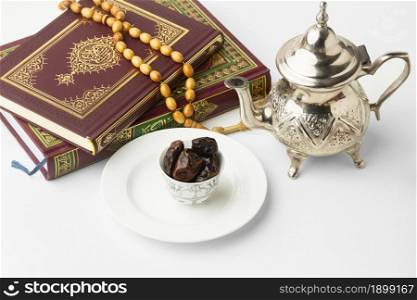islamic new year quran book with dates. Resolution and high quality beautiful photo. islamic new year quran book with dates. High quality beautiful photo concept