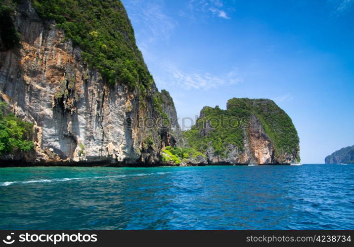 island and sea in Krabi Thsiland