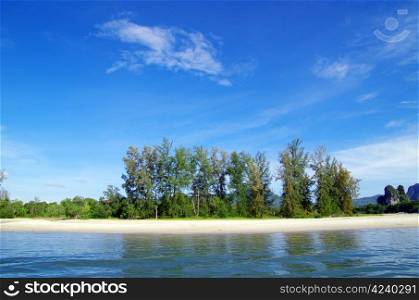 island and sea in Krabi Thsiland