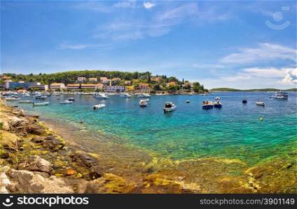 Island of Hvar waterfront view, Dalmatia, Croatia