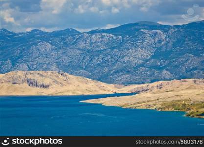 Island of Pag and Velebit mountain, Croatia