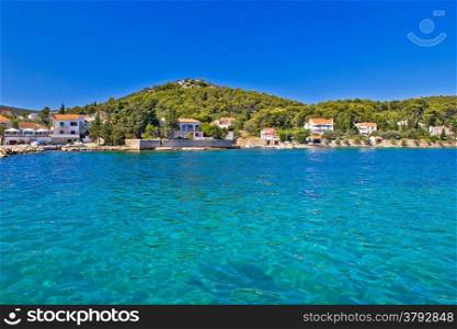 Island of Ugljan turquoise coast, Dalmatia, Croatia