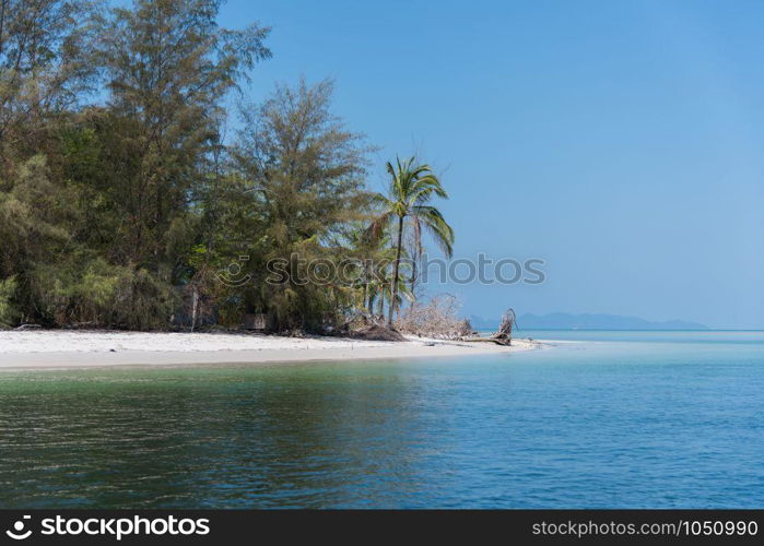 Island tropical Andaman shores at Thailand beach