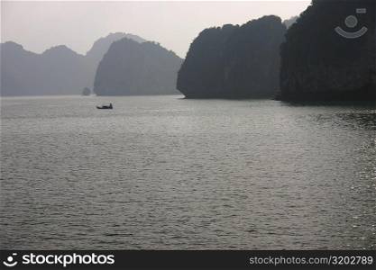 Islands in the sea, Halong Bay, Vietnam