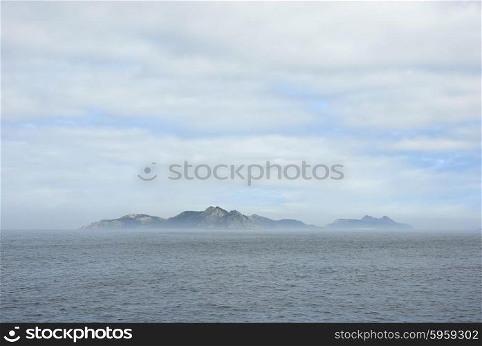 islands of Cies in the north of spain