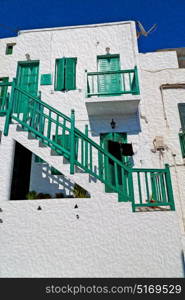 isle of greece antorini europe old house and white color