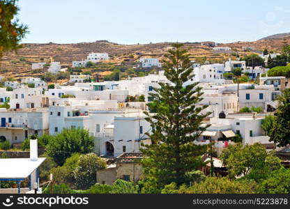 isle of greece antorini europe old house and white color