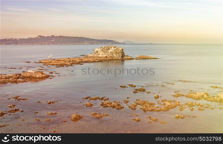 Islet on the northwest coast of Spain