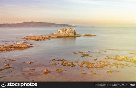 Islet on the northwest coast of Spain